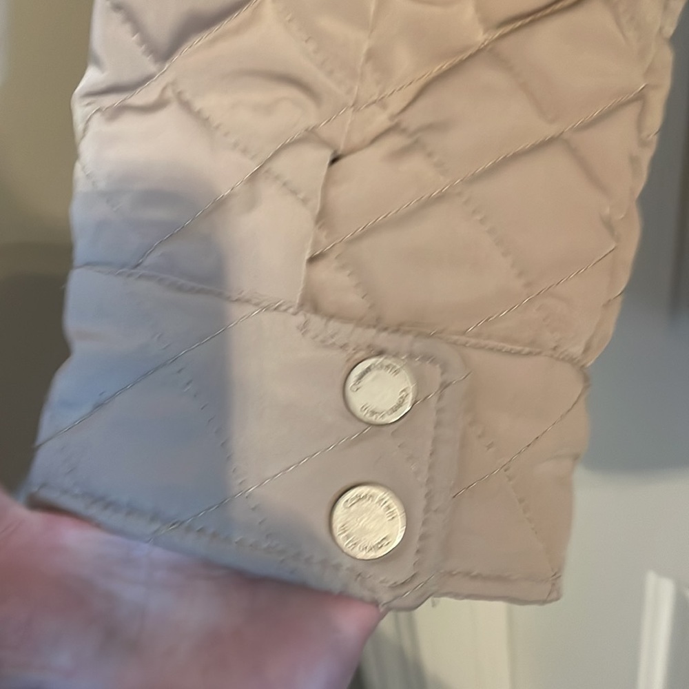 Calvin Klein size large beige jacket - Picture 3 of 9